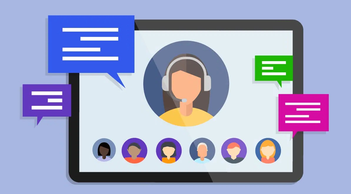 questionnaire en ligne : un écran d'ordinateur affichant un questionnaire en ligne pour un webinar