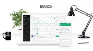 monitoring Brand24 : interface de l'outil de surveillance de la réputation en ligne Brand24