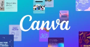 Canva : interface intuitive de Canva montrant des options de design