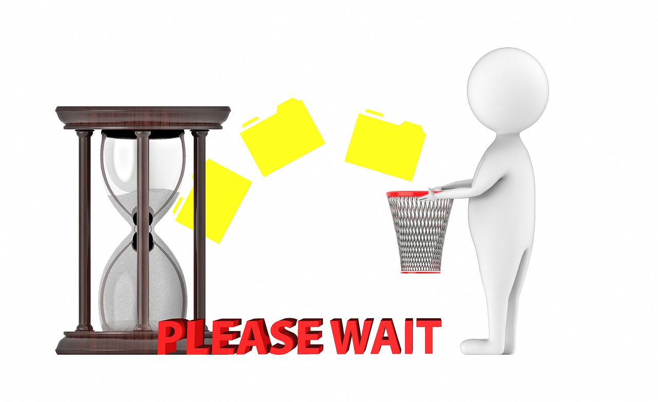 nettoyage fichiers ordinateur : illustration d'un disque dur avec des fichiers supprimés