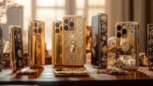 téléphones chers : collection de téléphones mobiles haut de gamme et luxueux