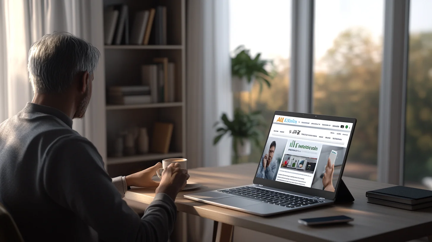 supprimer compte AliExpress : illustration d'un utilisateur en train de fermer son compte en ligne