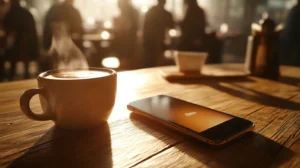 sms relance : smartphone affichant un message texte