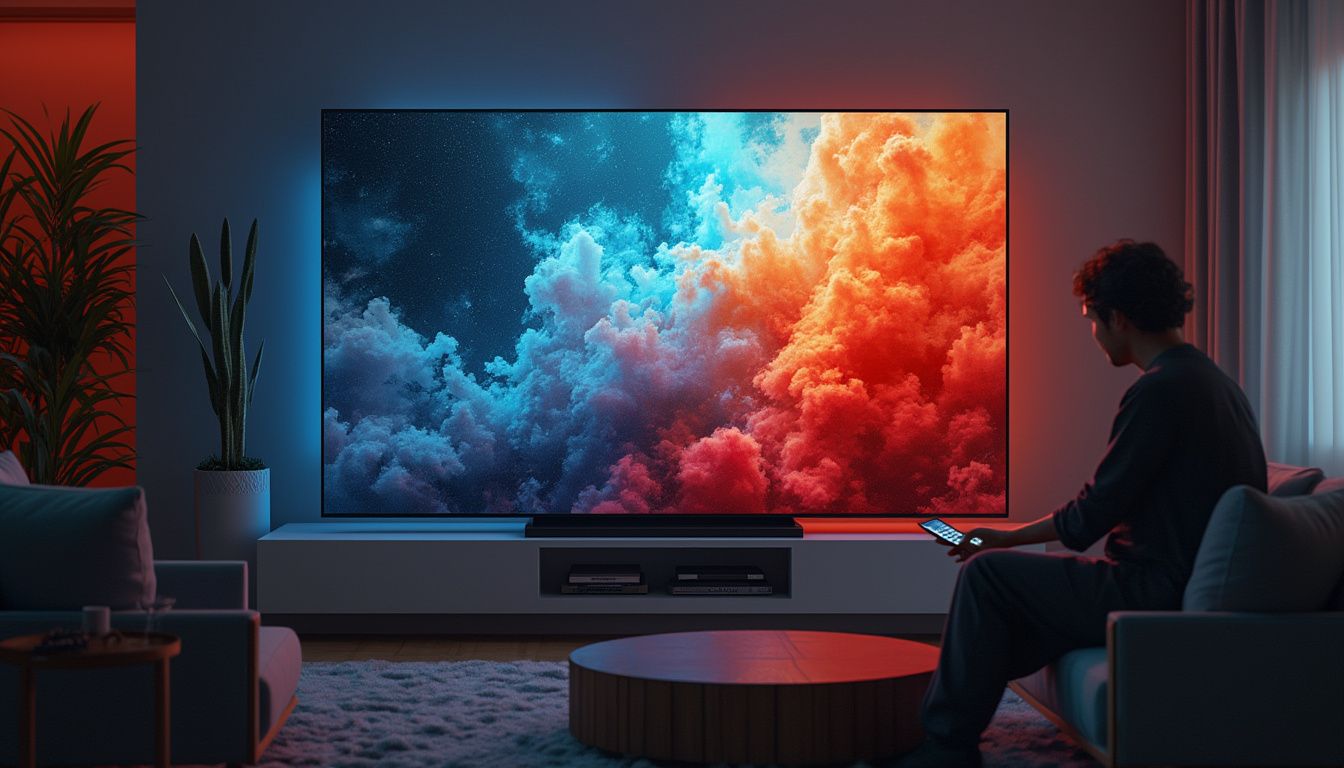 qualité d'image TV : télévision avec image claire et nette