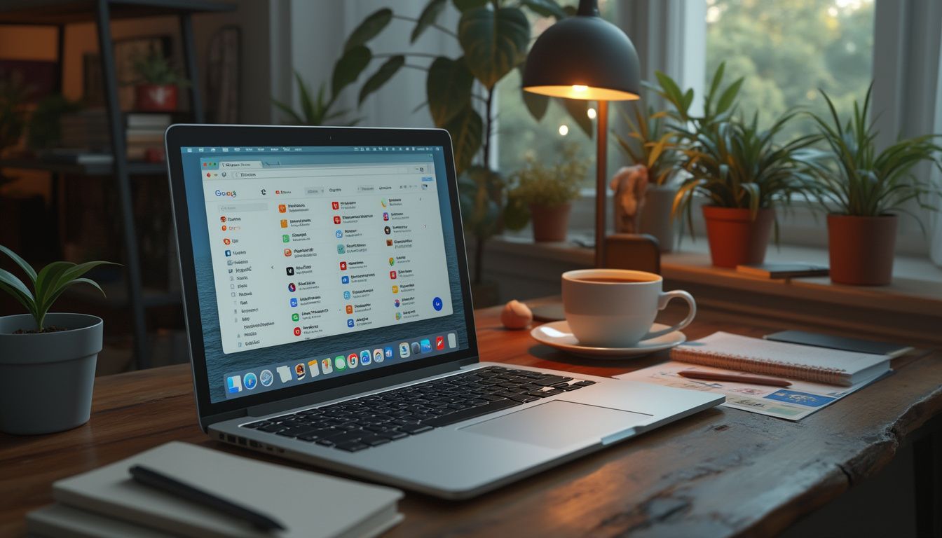 extensions Gmail : interface Gmail avec icônes d'extensions en surimpression
