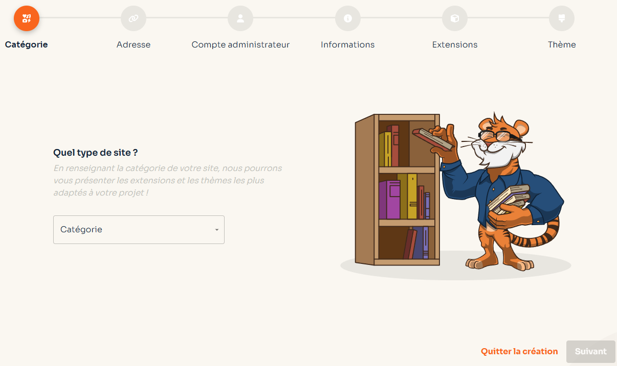 création site internet WordPress