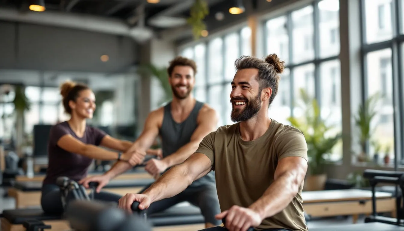 coaching bien-être en entreprise : séance de coaching en groupe dans un bureau moderne