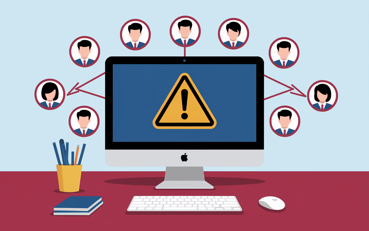 impossible de coller les donnees de votre organisation ici avertissement