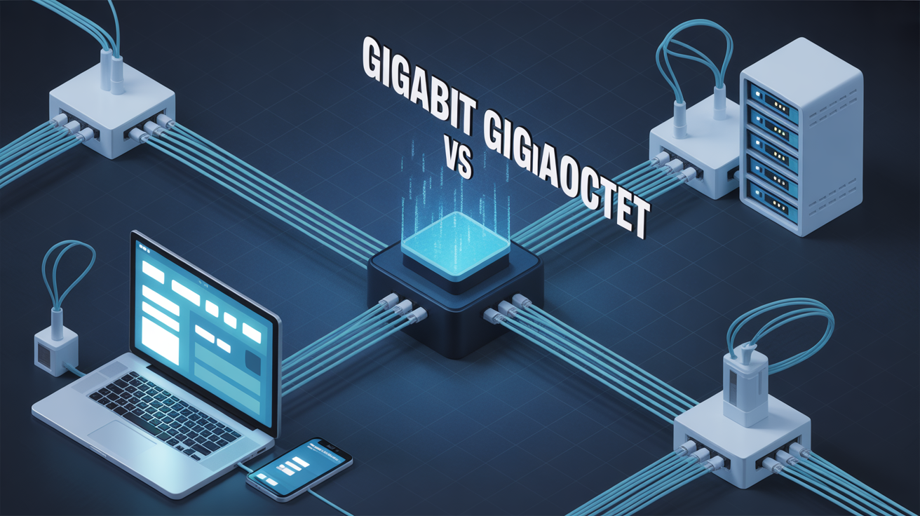 Image ordinateur smartphone serveur gigabit gigaoctet donnees confidentielles