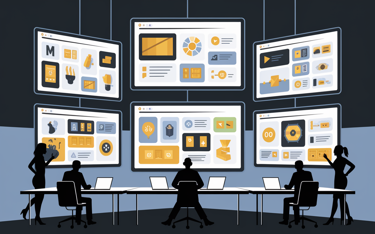 Equipe collabore sur images Krea IA