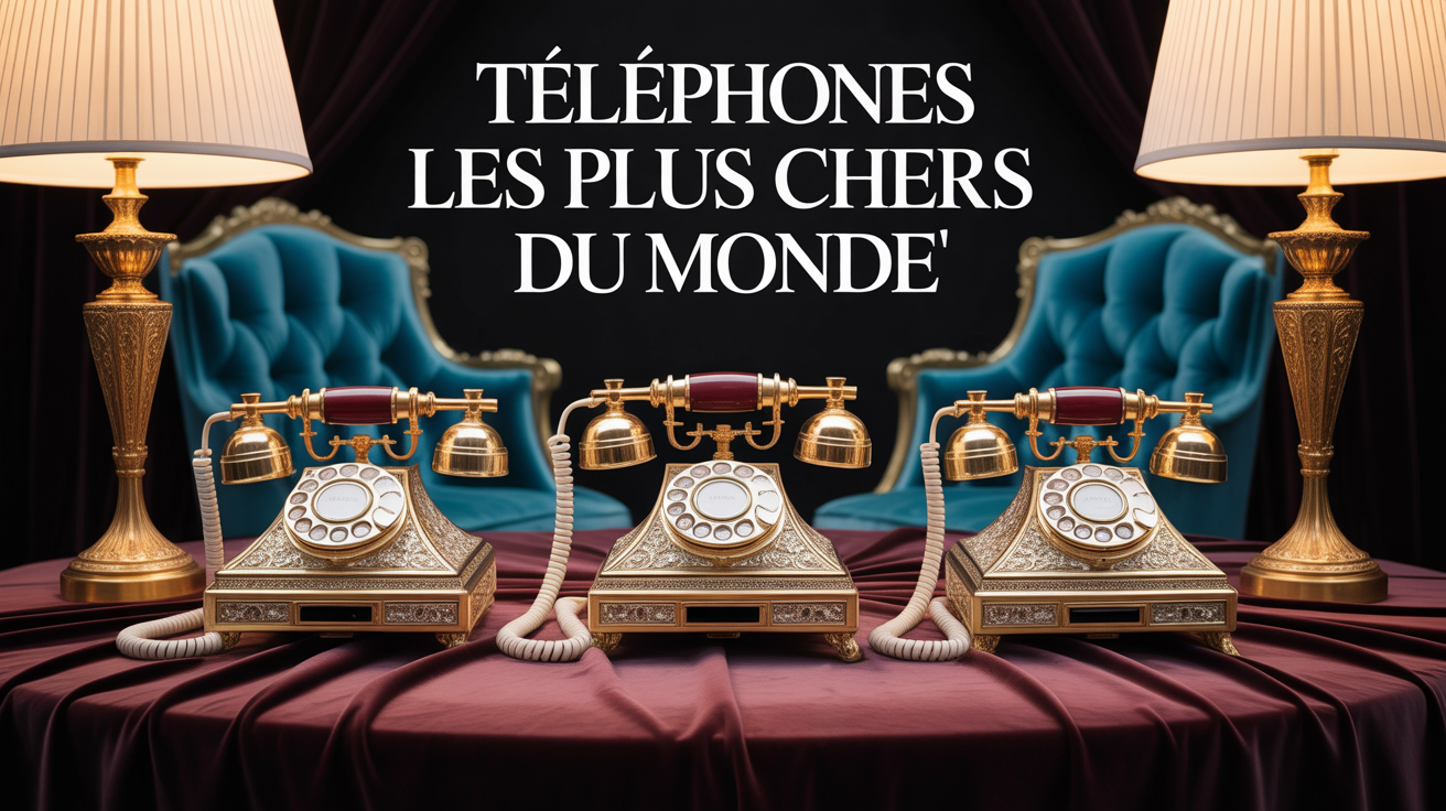 tableau de telephones de luxe 2025 avec pierres precieuses