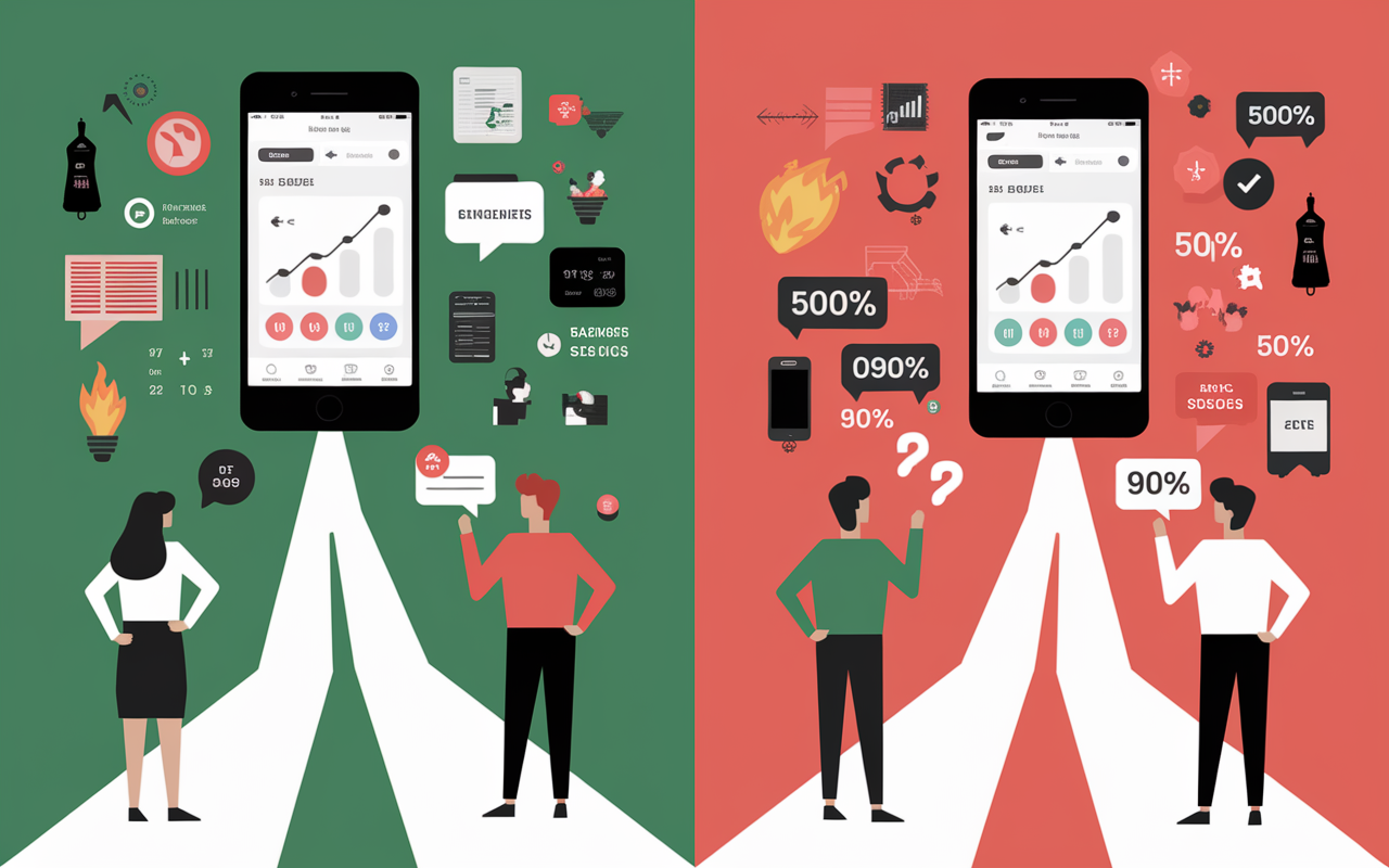 applications startup vs classique croissance chiffres