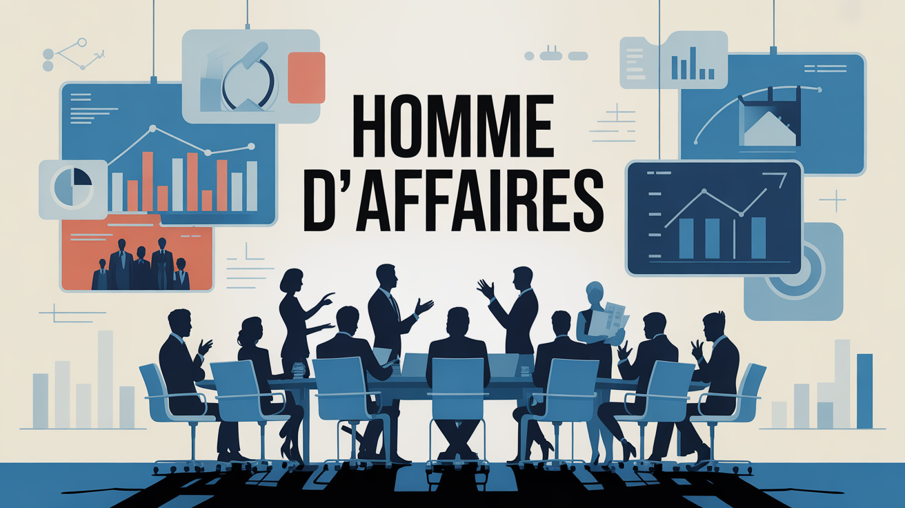 table conférence business hommes femmes professionnels