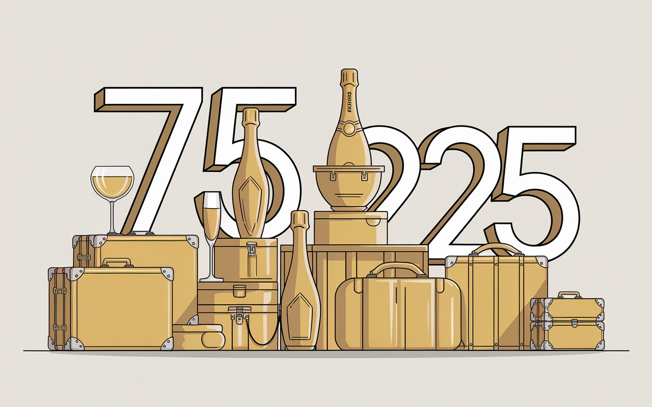 Image chiffres clés LVMH 75 Maisons 2025