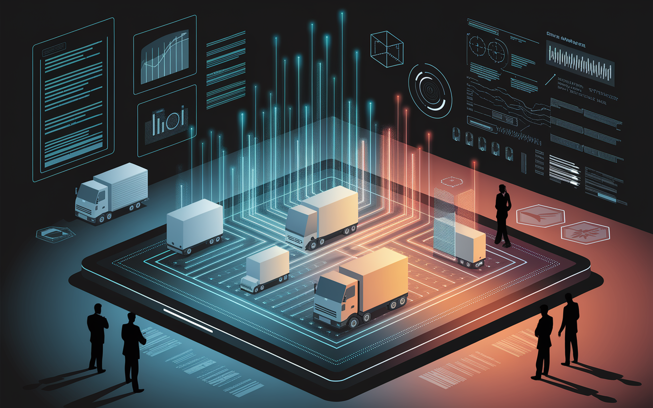 Tableau de bord digital TMS Shiptify gestion transport