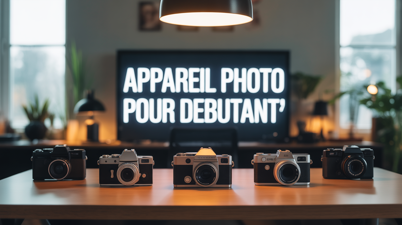 bureau comparaison appareil photo debutant