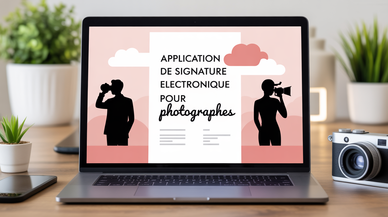 contrat numerique application signature electronique photographes