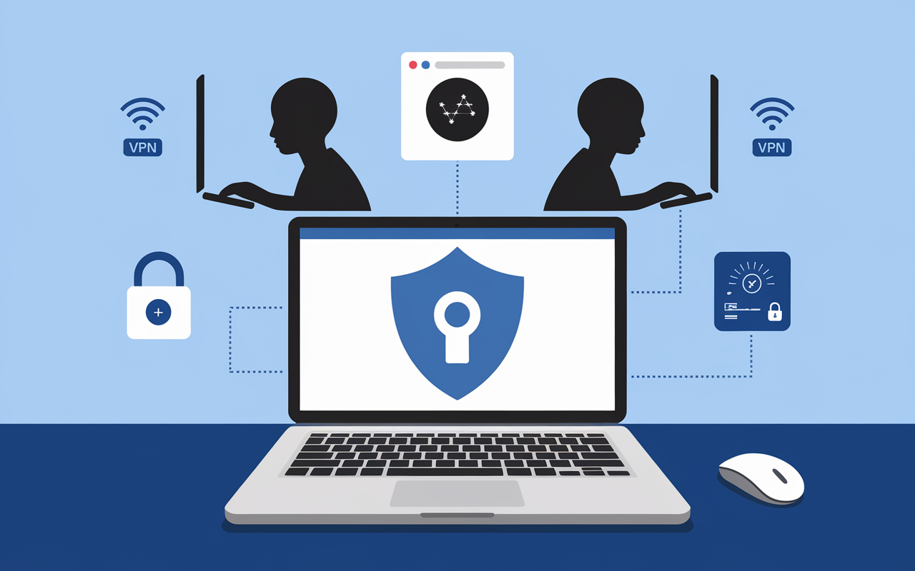 connexion securisee Melanie2 laptop VPN