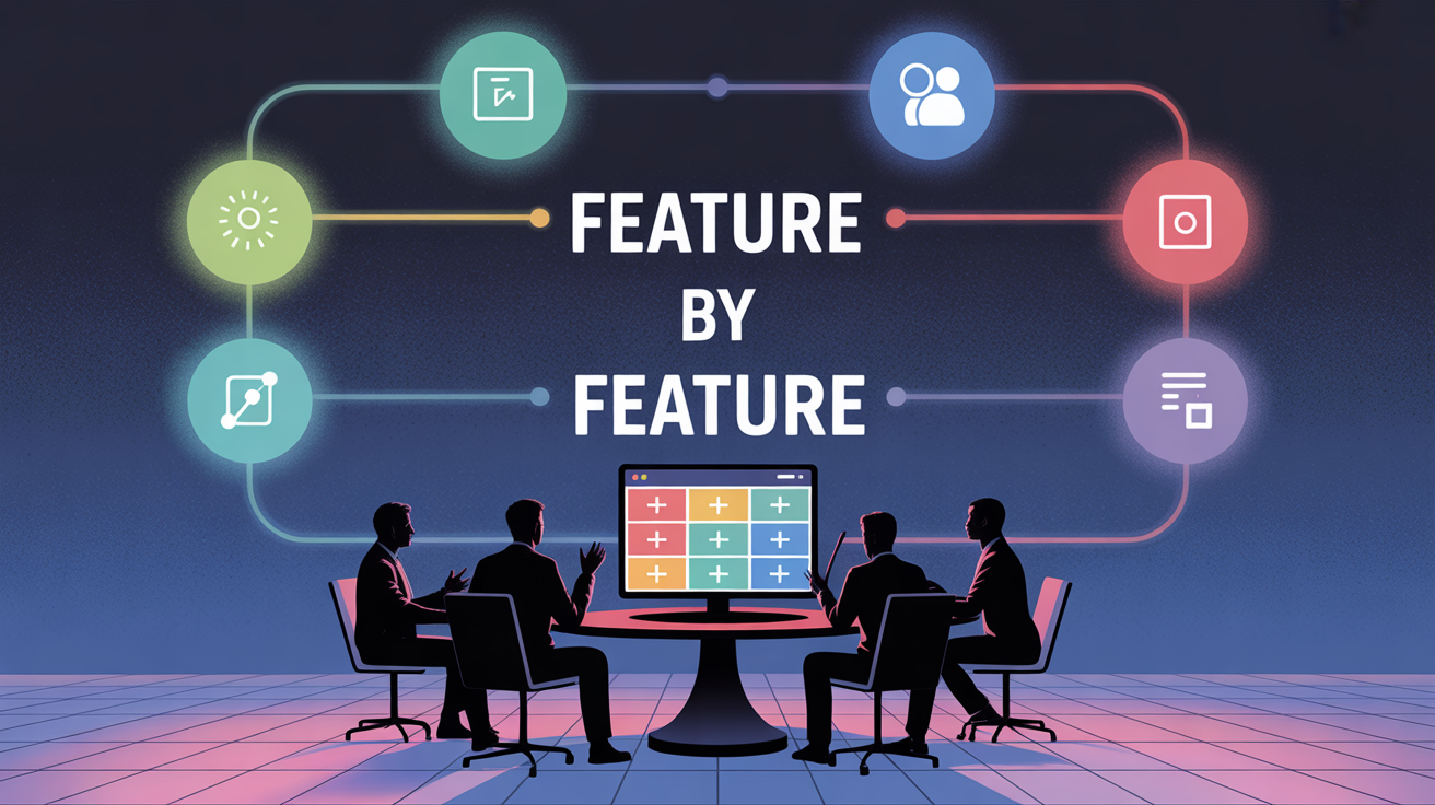 illustration feature by feature analyse comparatif service