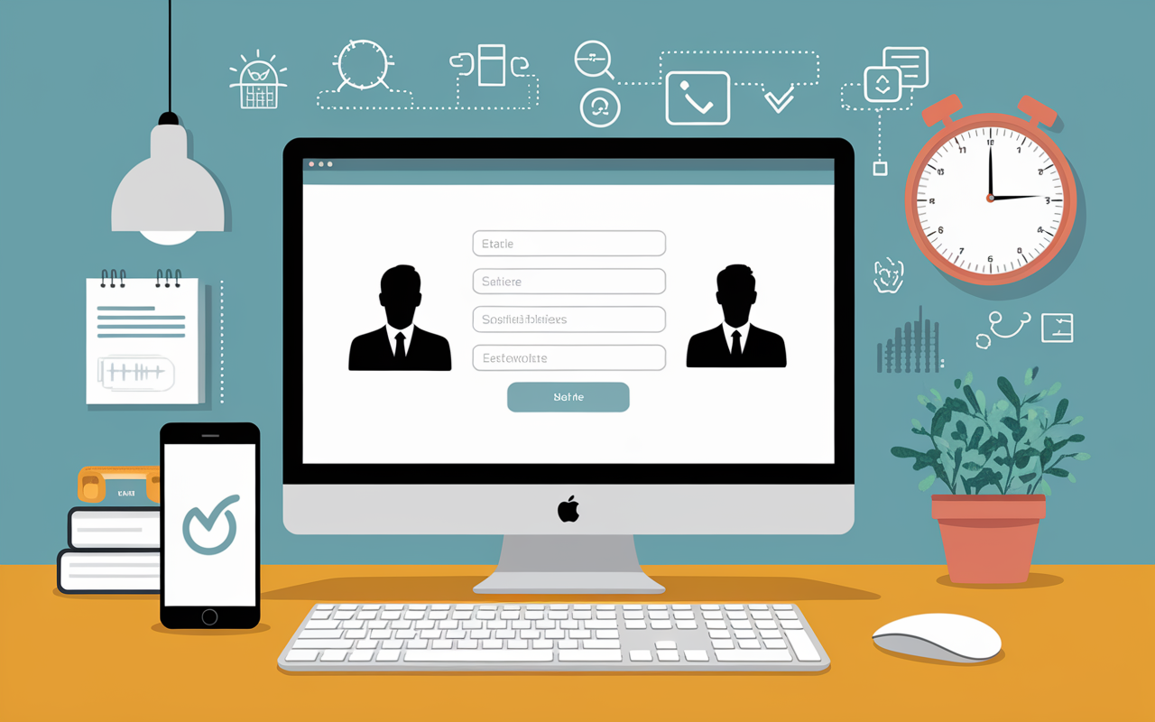 Ecran connexion rapide PayFit ordinateur mobile