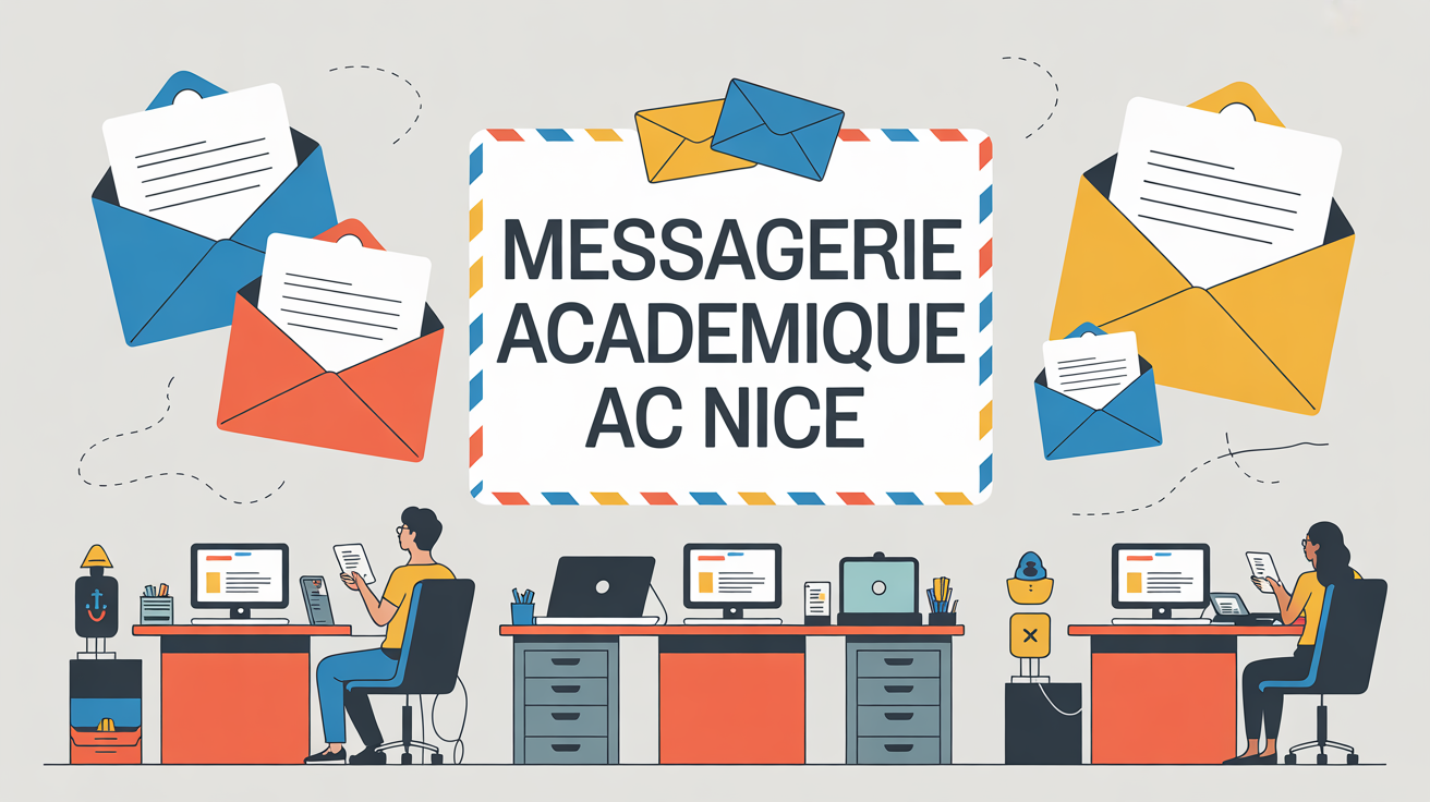 illustration messagerie academique ac nice