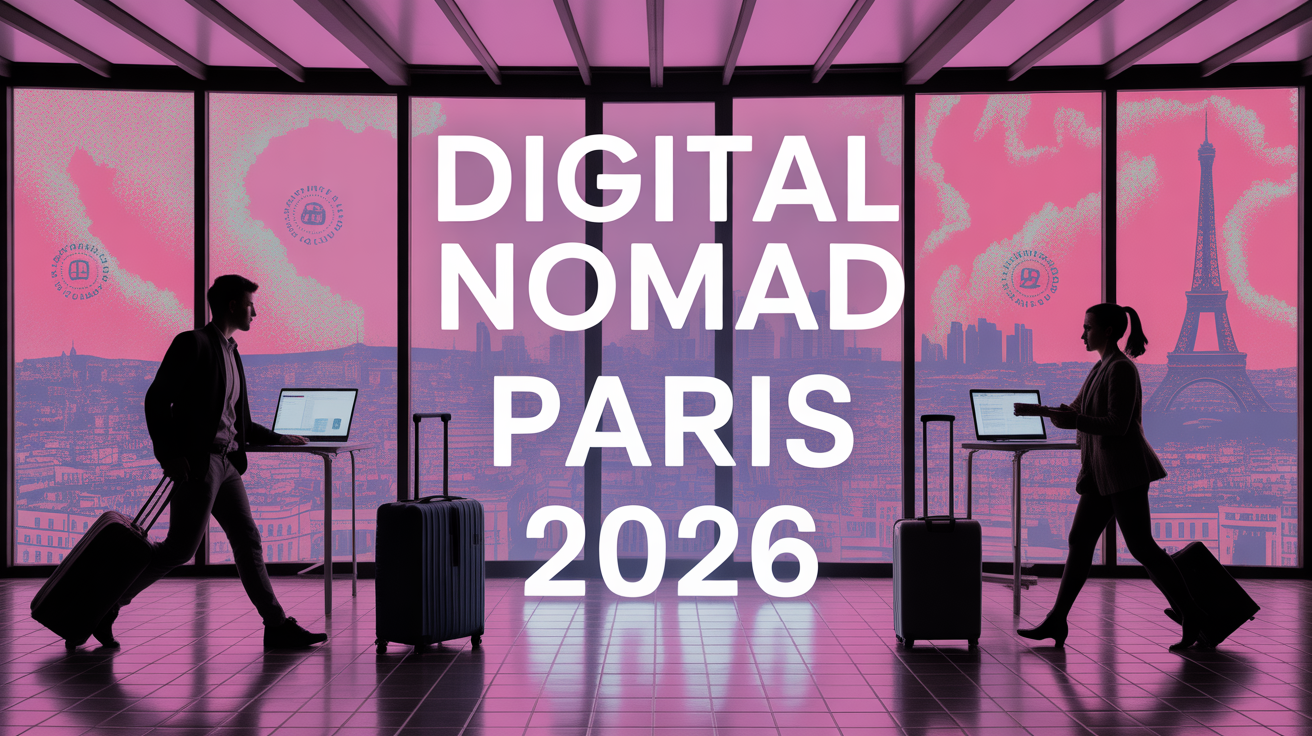 Vue connectée sur Paris pour digital nomad 2026