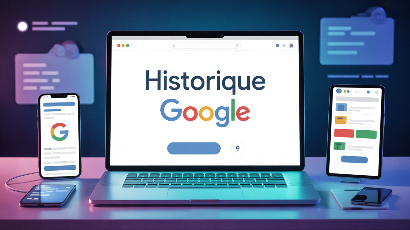 illustration confidentialite historique Google appareils