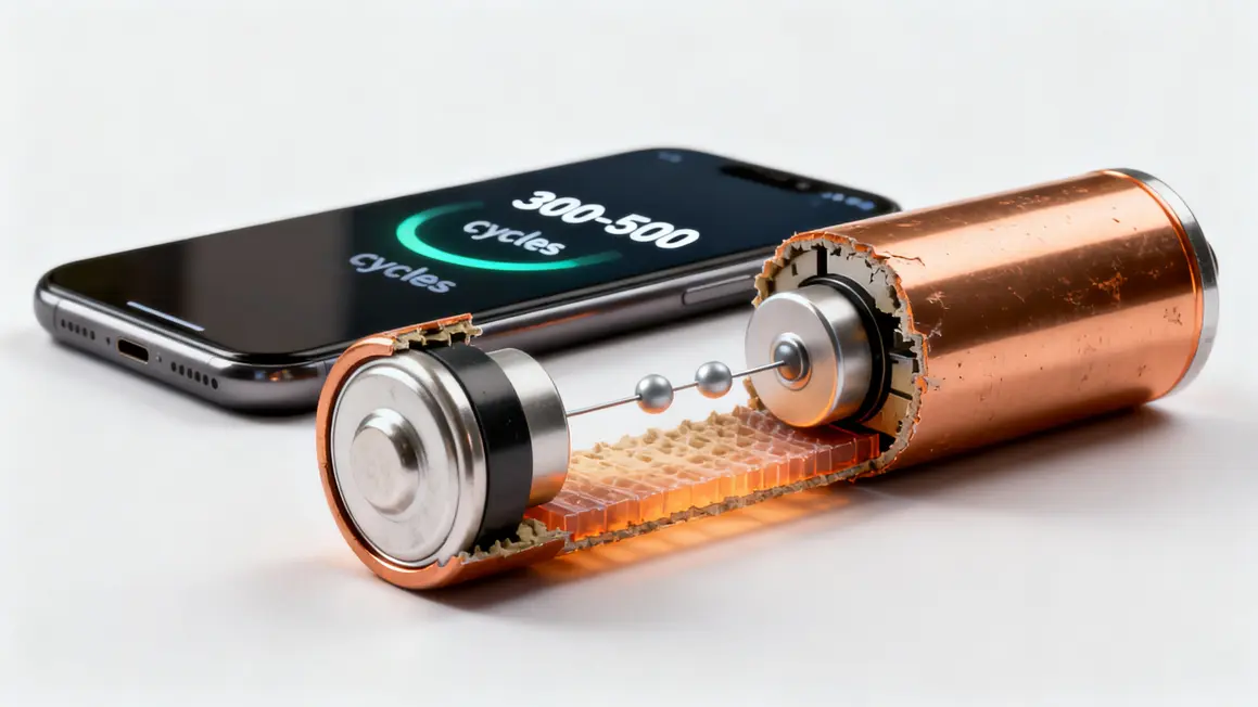 Diagramme batterie lithium-ion cycles