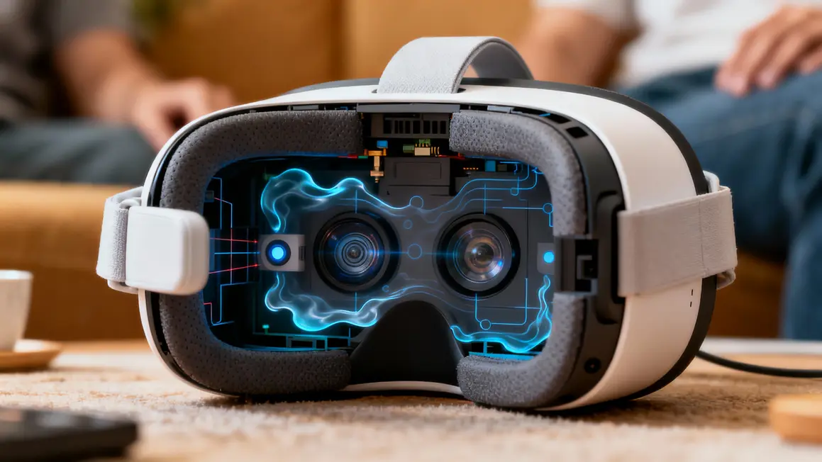 schema technique fonctionnement casque VR et tracking