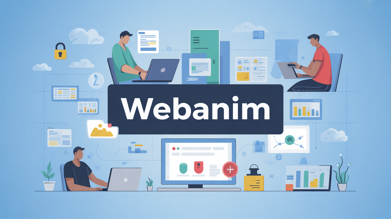 Tableau de bord Webanim digital et securise
