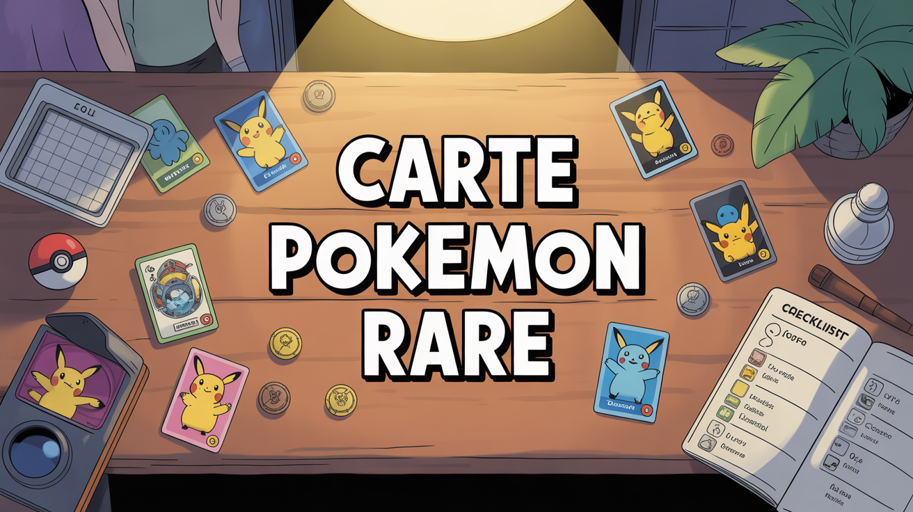 table et cartes pokemon la plus chere checklist