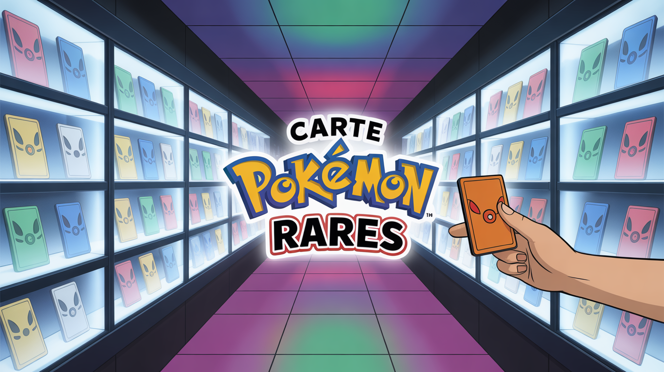 collection carte pokémon rare vitrines