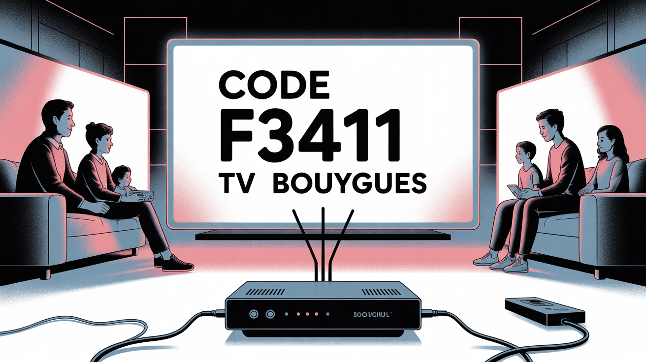 scene familiale box internet decodeur tv code erreur f3411