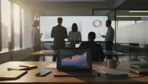 personnes analysant trafic web bureau professionnel