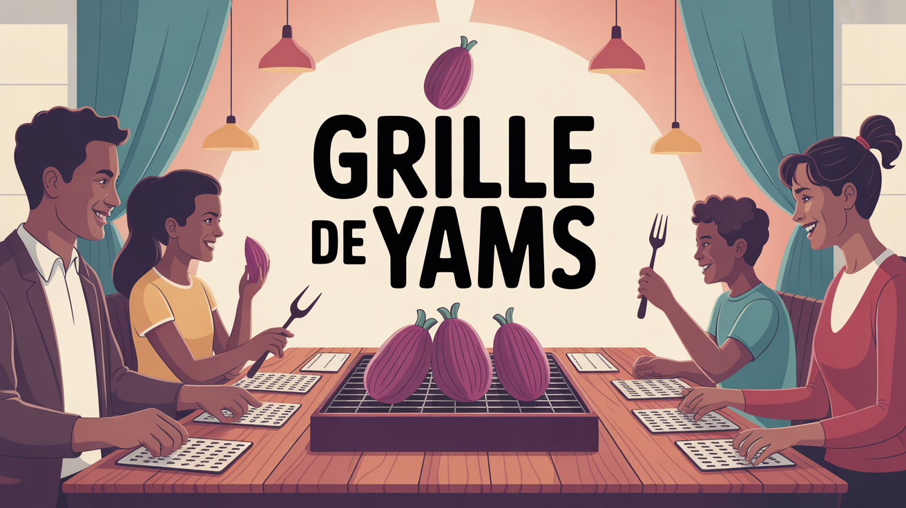 yams grille ambiance familiale autour du jeu