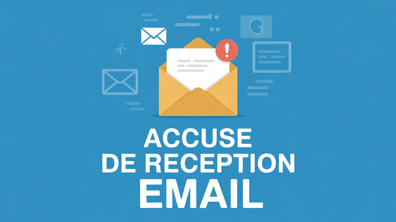 comment faire un mail avec accusé de réception illustration enveloppe et notification