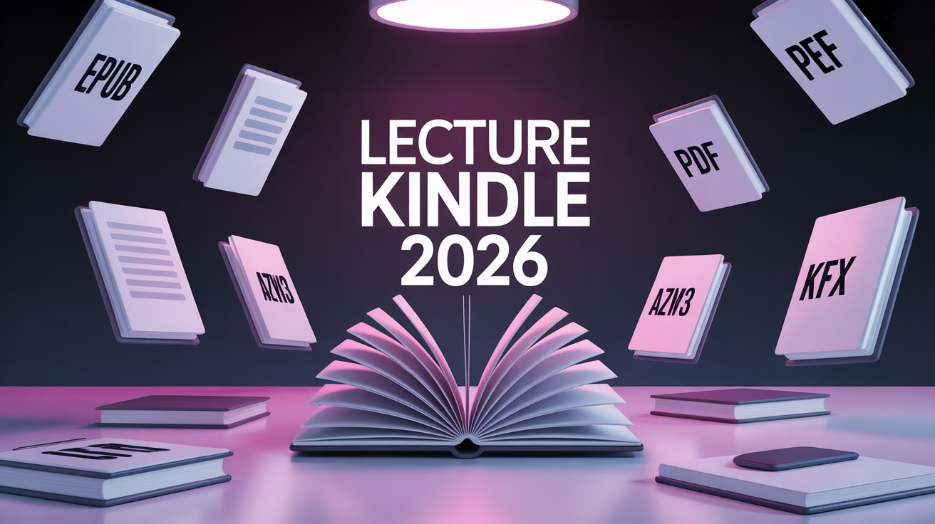 format a kindle liseuse fichiers epub pdf