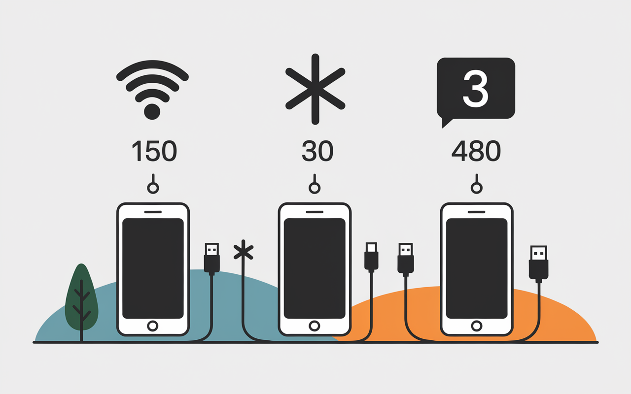 comment partager connection Samsung par wifi bluetooth usb