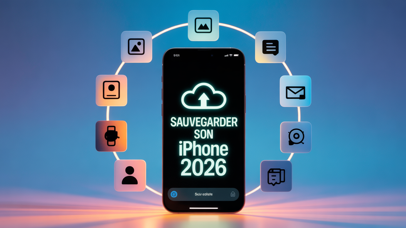 comment sauvegarder son iphone 2026 smartphone et icones