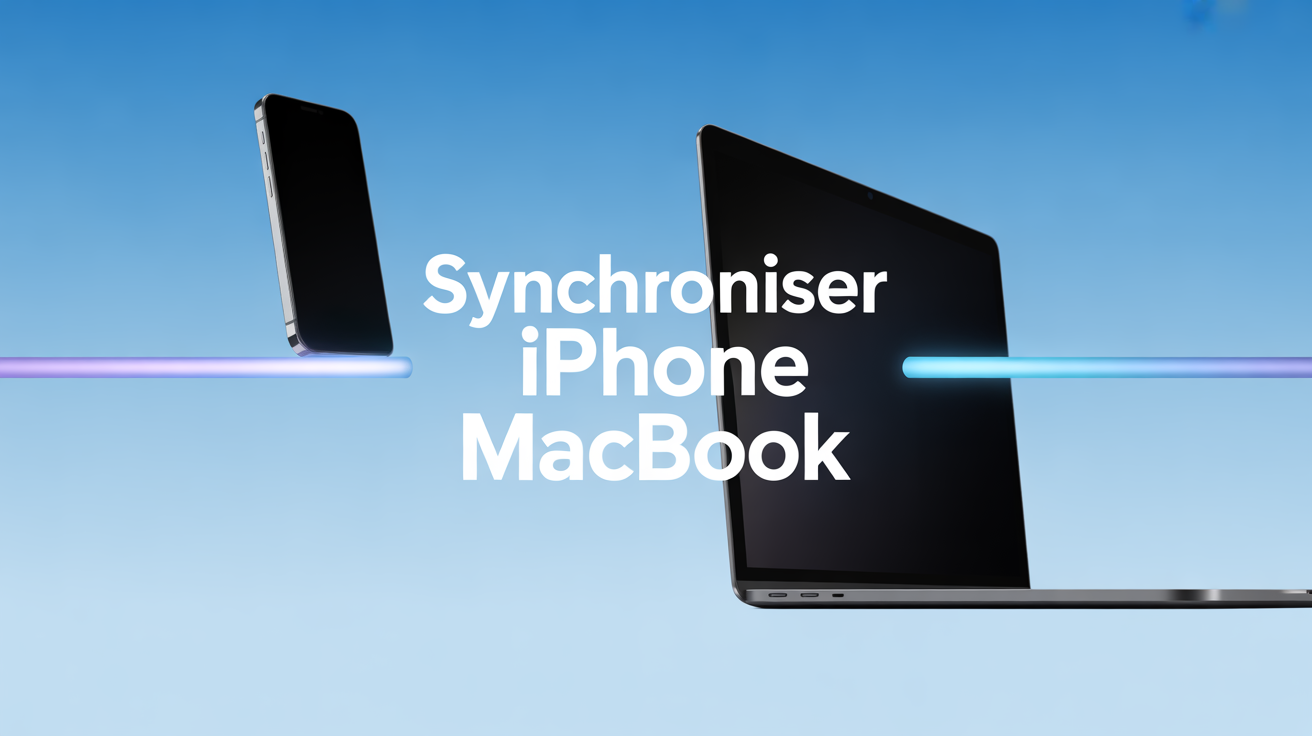 comment synchroniser iphone et macbook visuel moderne
