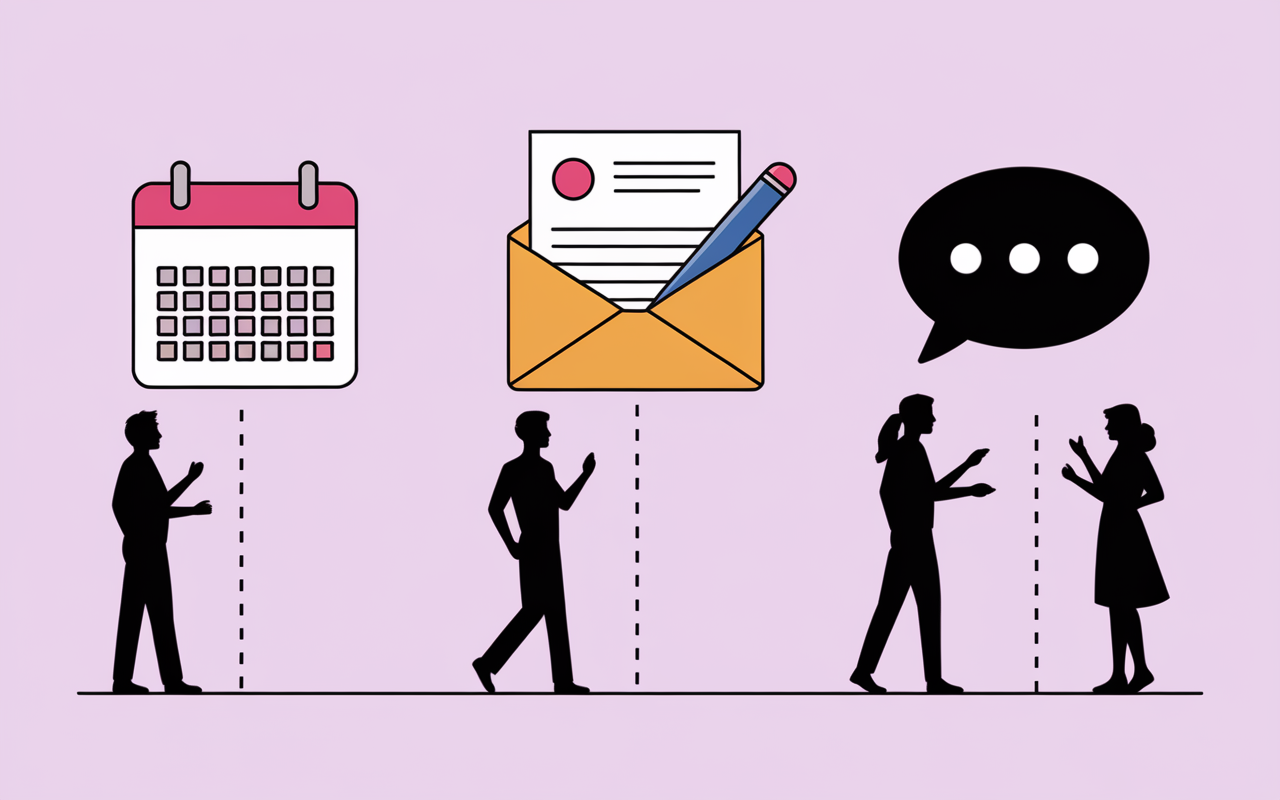 etapes email de relance illustration