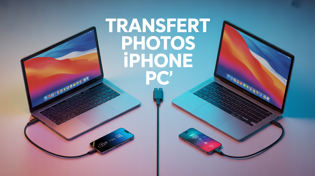 importer photos iphone sur pc ordinateur smartphone