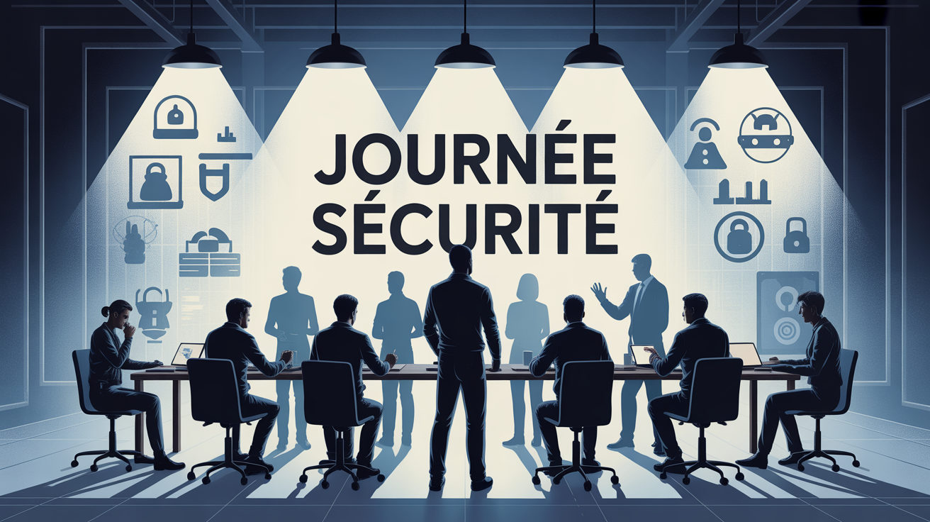 groupe lors journée sécurité prévention