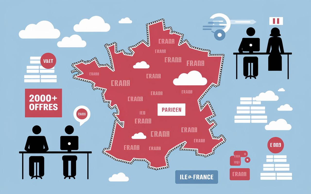 carte France emploi ingénieur cloud devops