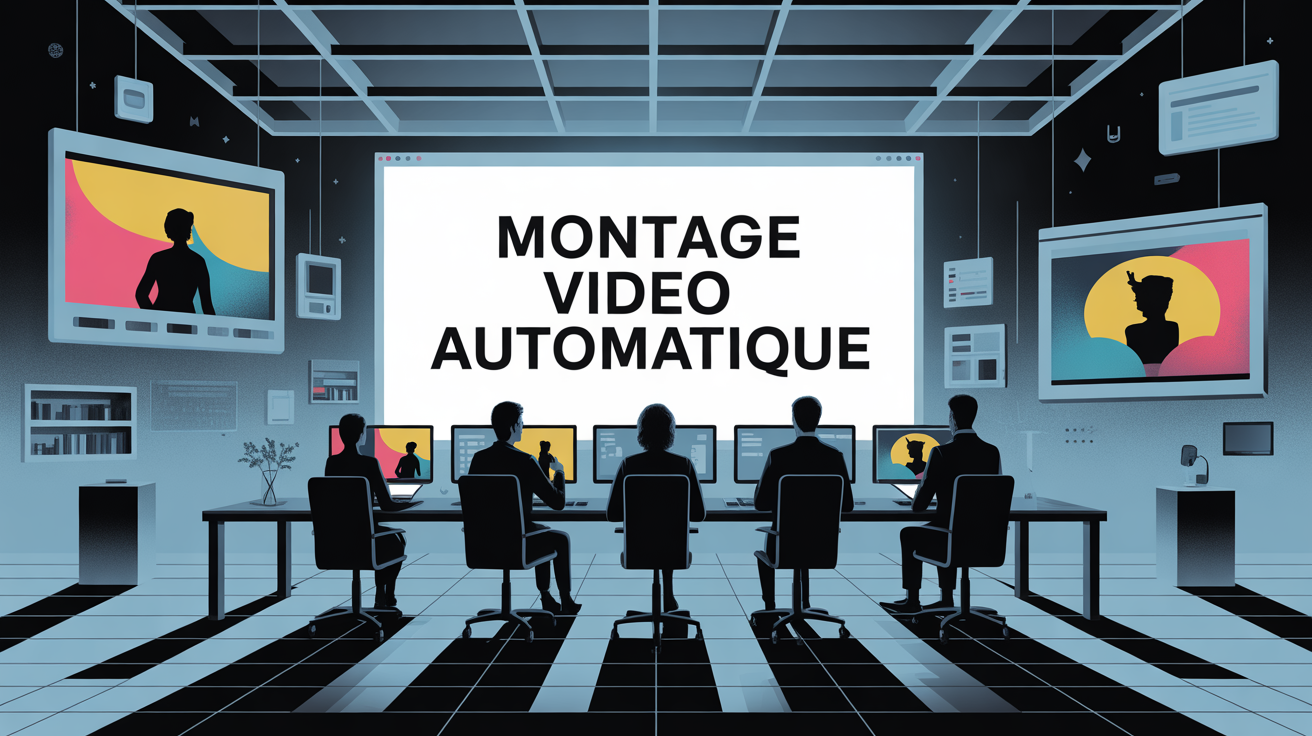Salle de travail montage video automatique