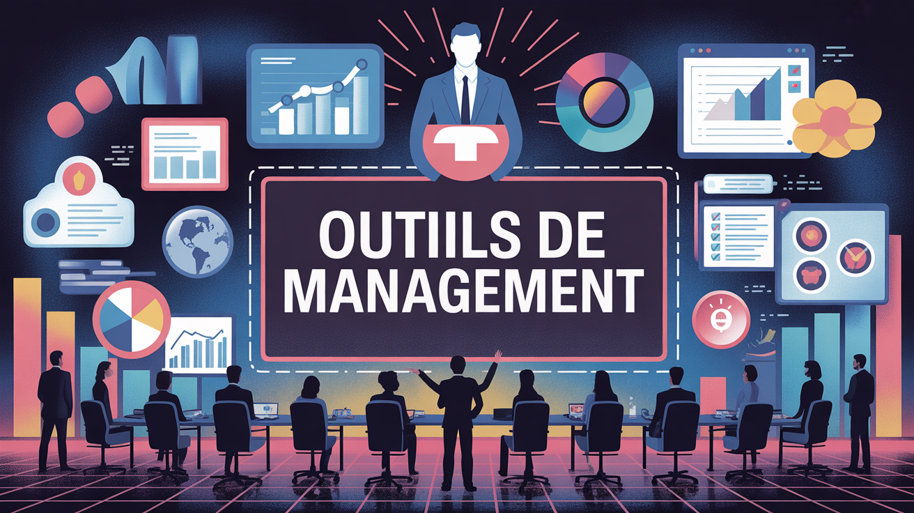 illustration outils de management moderne