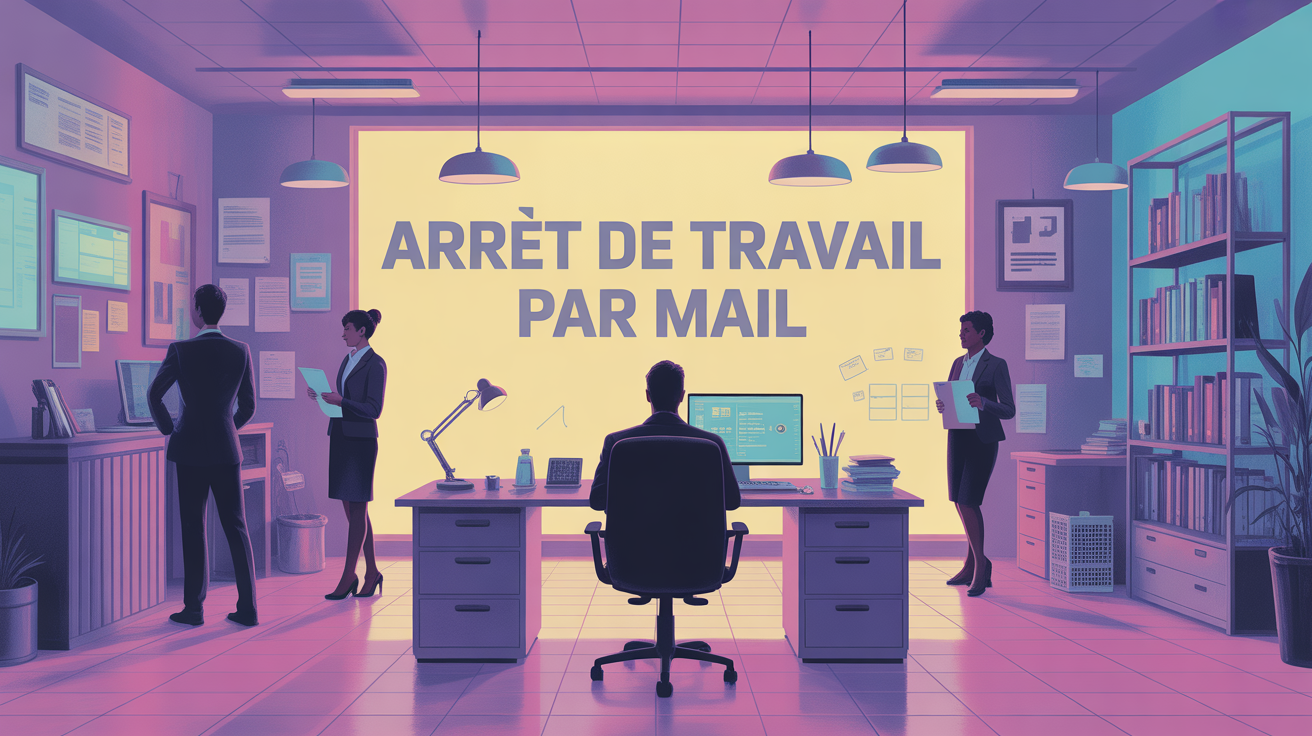 peut on envoyer un arrêt de travail par mail bureau digital