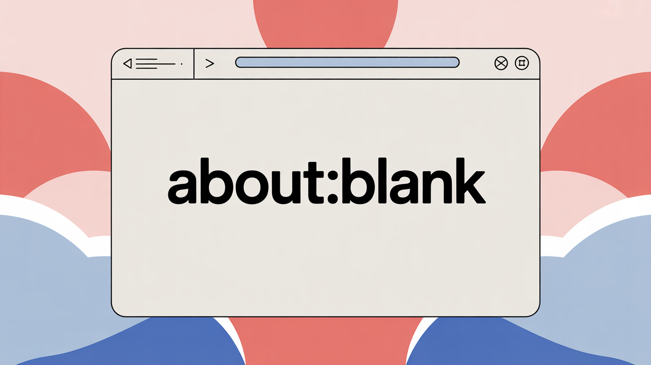 about:blank about:blank page web navigateur
