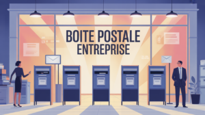 illustration boite postale entreprise moderne