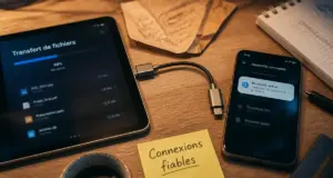Comment connecter ma tablette à mon téléphone portable : tablette et smartphone en USB-C/OTG